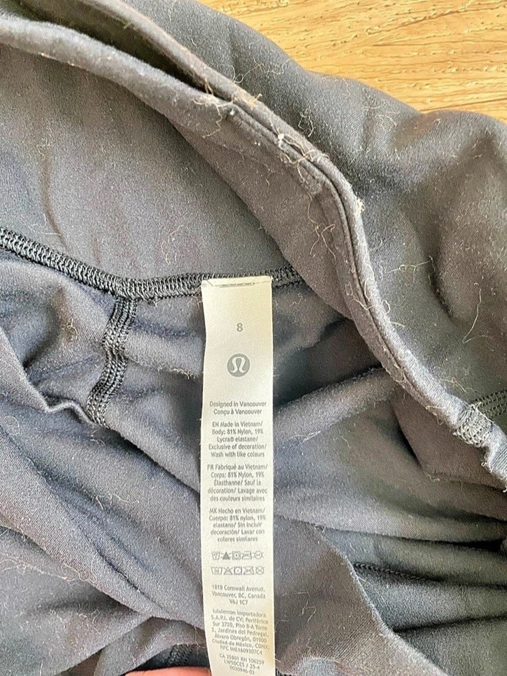 lululemon Wunder Train High-Rise  Leggings Black Size 8 - Picture 2 of 2